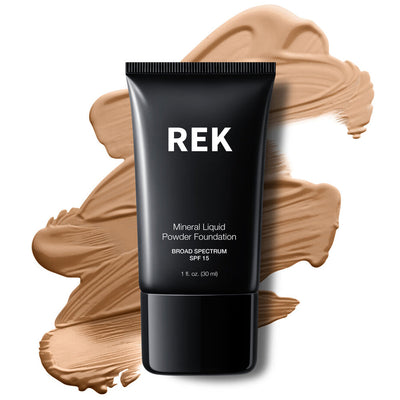 Light Nude | Mineral Liquid Powder Foundation with SPF 15 | REK Cosmetics by REK Cosmetics
