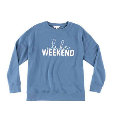 Shiraleah "Lake Weekend" Sweatshirt, Blue by Shiraleah