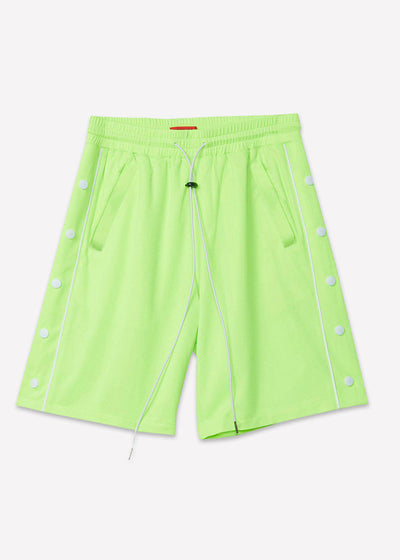 Blank State Men's Snap Button Gym Shorts in Neon by Shop at Konus