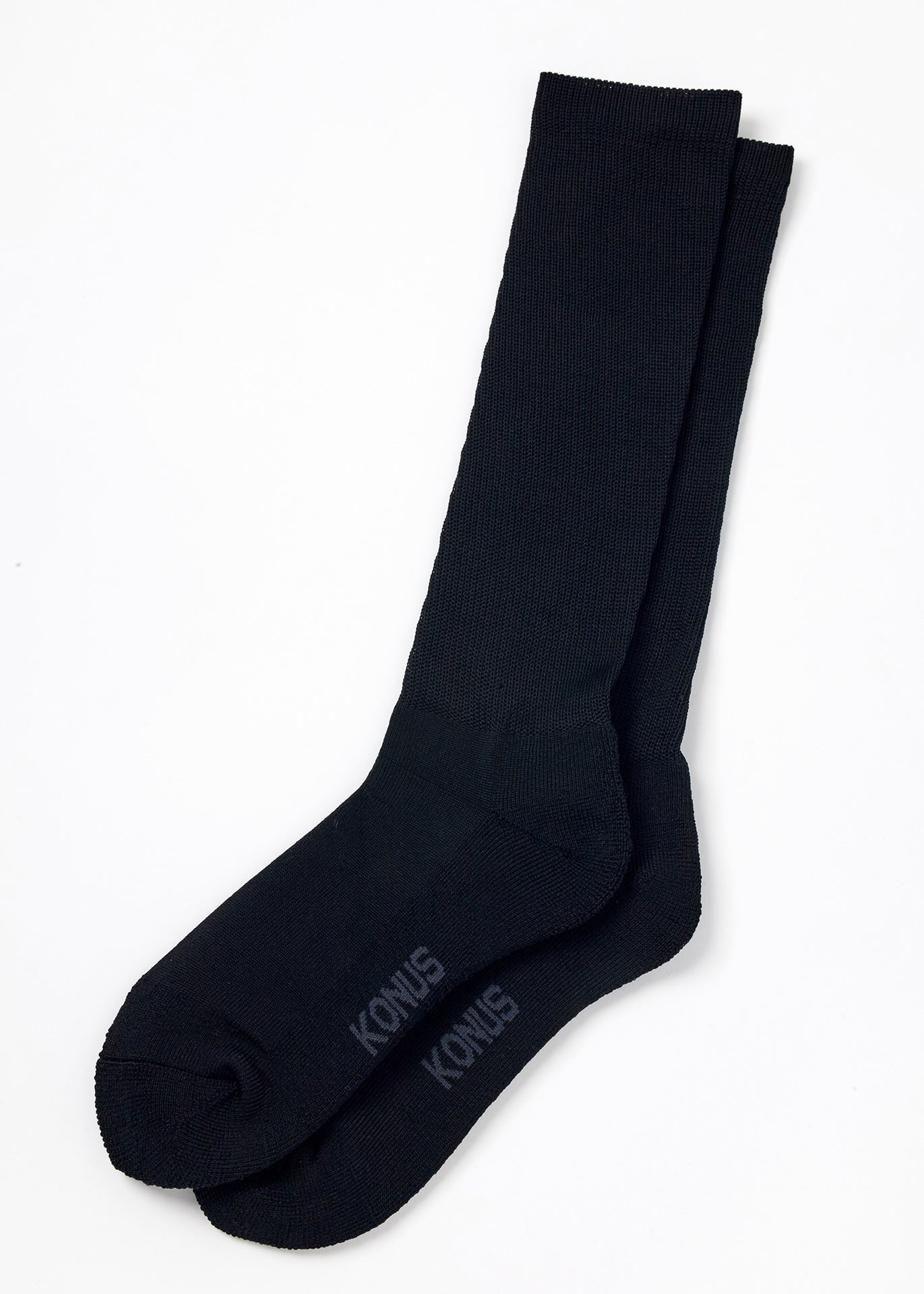 Eco Friendly Reolite Tech Sock in Black by Konus Brand by Shop at Konus