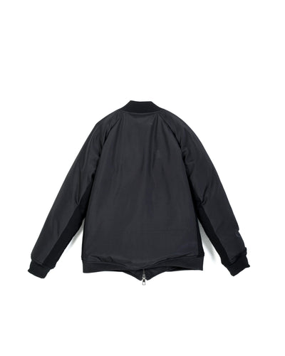 Konus Men's Bomber Jacket with Hidden Pocket in Black by Shop at Konus