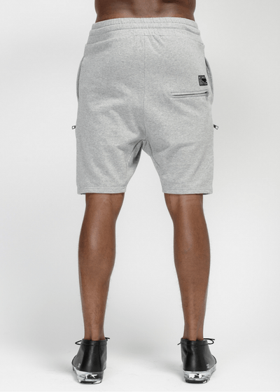 Konus Men's Side Zip Pocket Shorts in Gray by Shop at Konus