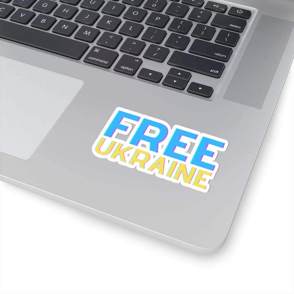 'Free Ukraine' With Vishivanka Sticker