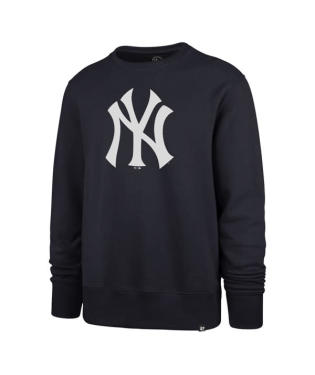 New York Yankees Fall Navy Headline Men's Crew Sweater by Southern Sportz Store