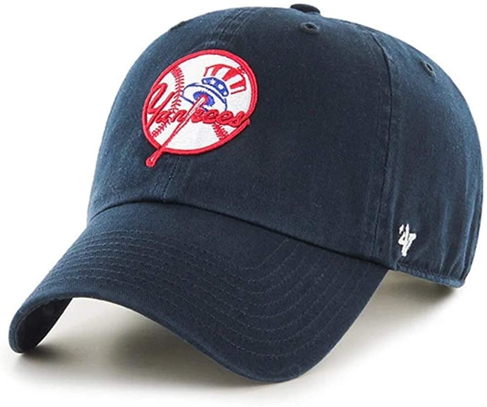 New York Yankees  '47 Brand Clean Up Adjustable Strapback Hat by Southern Sportz Store