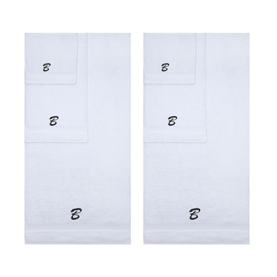 Monogrammed Towels by La'Hammam