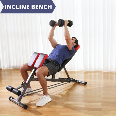 Multi-Functional FID Weight Bench for Full-Body Workout by Finer Form