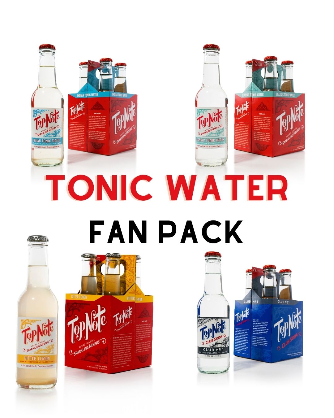 Tonic Water Fan Pack by Top Note Tonic Store