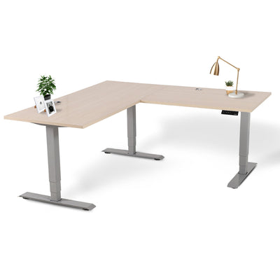 Executive L-Shaped Standing Desk by EFFYDESK
