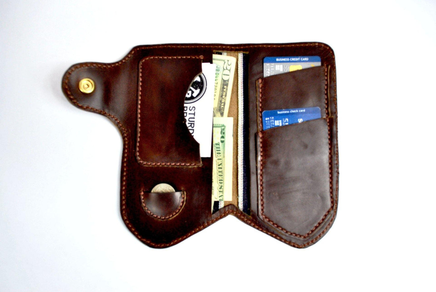 Jean Snap Wallet Seahawk Chromexcel by Sturdy Brothers