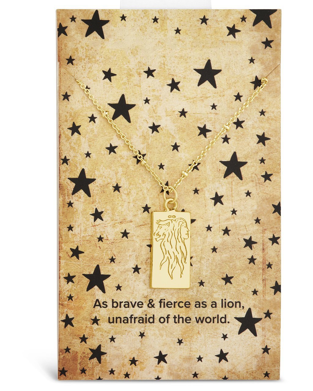 SHINE by Sterling Forever Strength Tarot Card Pendant Necklace by Sterling Forever