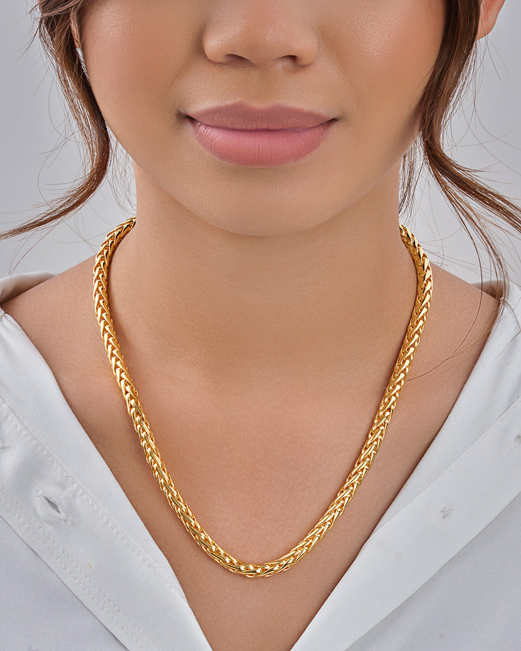 14K Gold Plated Wheat Chain by Sterling Forever
