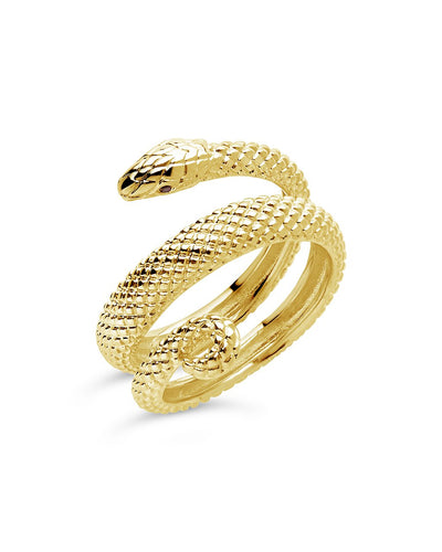 Constricting Snake Ring by Sterling Forever