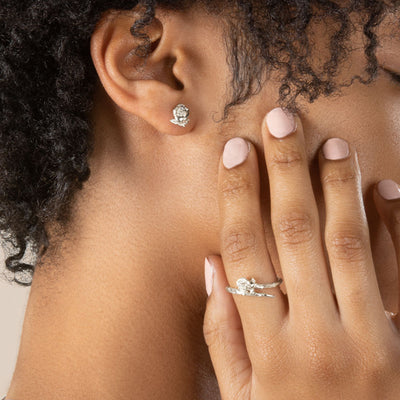 Diamond Rose Ring by Awe Inspired