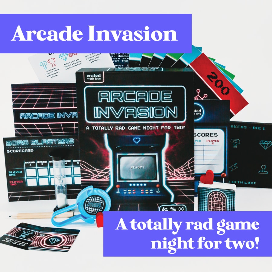 Arcade Invasion by Crated with Love