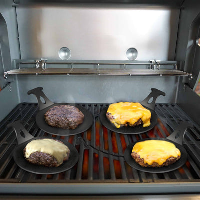 Burger Pucks Grill Accessory for Perfect Burgers. by Arteflame