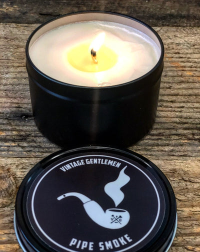 “Pipe Smoke” Soy Candle by Vintage Gentlemen