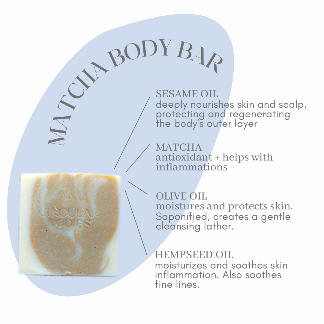 Matcha Body Bar - Unscented by Circular Bodies