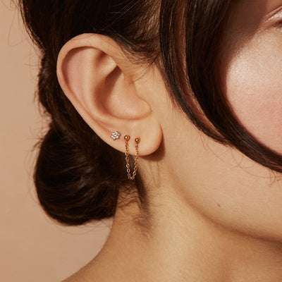 Lily Stud Earrings by Mia Bijoux