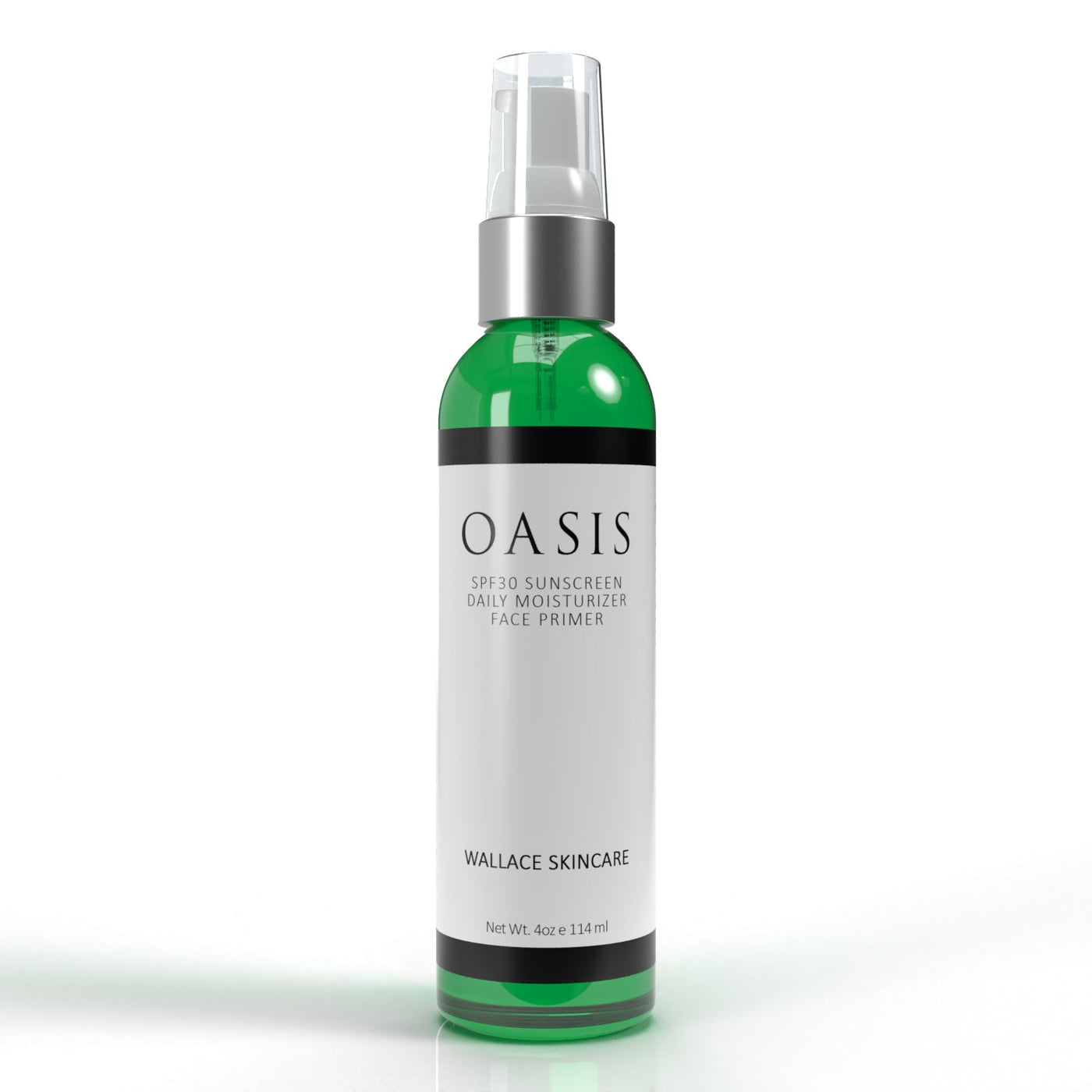 Oasis SPF30 Sunscreen, Vitamin Moisturizer & Face Primer 4oz by Wallace Skincare