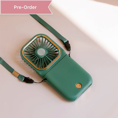 Portable Neck Fan + Power Bank + Phone Stand - Multi-functional 3 in 1! by Multitasky