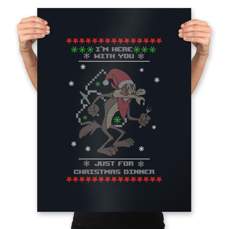 Christmas Dinner - Ugly Holiday - Prints by RIPT Apparel
