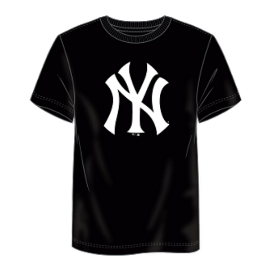 New York Yankees Men's Cotton Official Logo T-shirt by Southern Sportz Store
