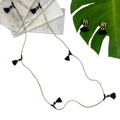 Ananya Tassel Necklace by SLATE + SALT