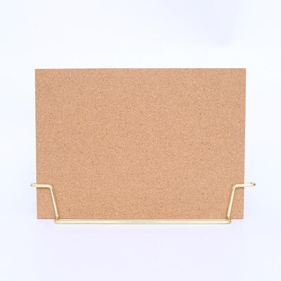 Standing Cork Bulletin Board - Rose Gold/Gold by Multitasky